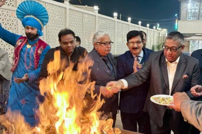 Attended a beautifully organized Lohri celebration in traditional style by the Rotary Club of Rohtak.